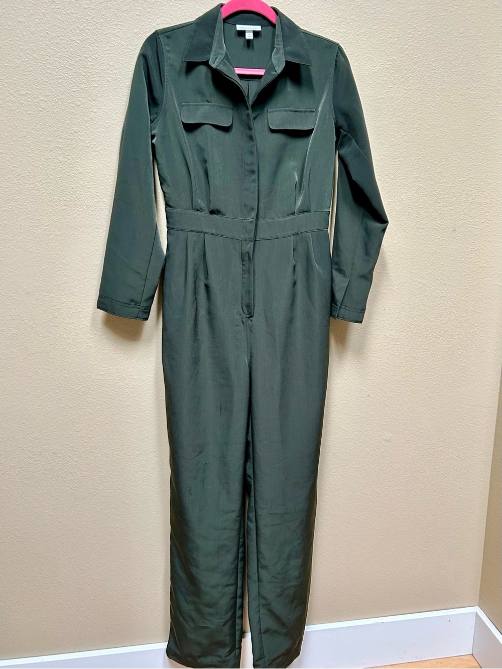NEVER WORN! Classic Utility Jumpsuit in Dark Green — SZ S